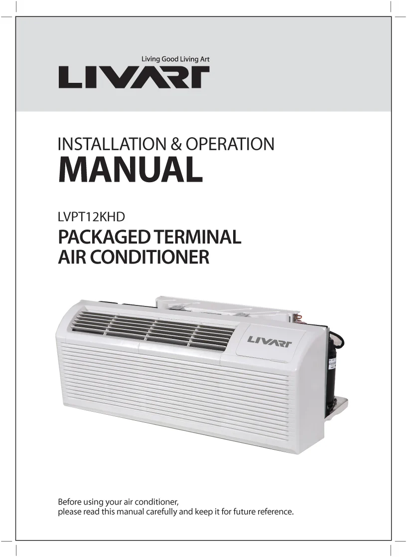 Livart PTAC 12,000 BTU 11 EER Air Conditioner Heat Pump w/ 3.5kW Heater + Shipping (To be added shipping separately) - carolinaairteam